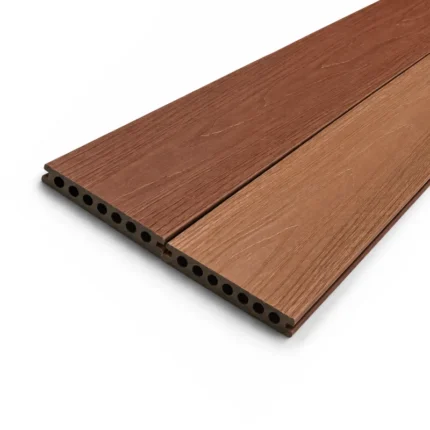 Piso Deck WPC Alto Tráfico Bicolor Café Chocolate - Café Madera