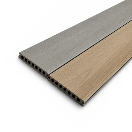 Piso Deck WPC Alto Tráfico Bicolor Gris - Antiqué