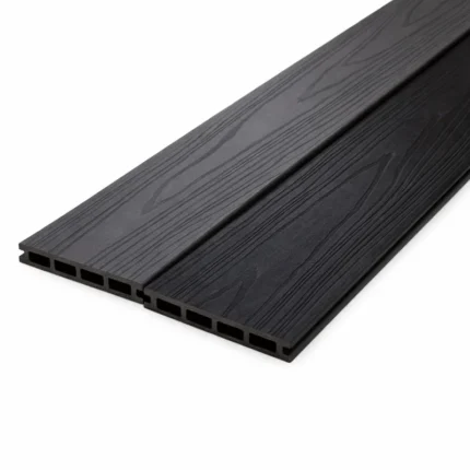 Piso DECK WPC Coextruido Negro/Gris Grafito